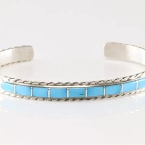 Sterling Silver and Turquoise cuff bracelet